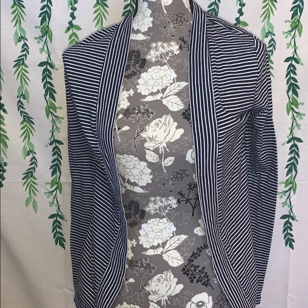 Size Small J. Crew Striped Cardigan D3